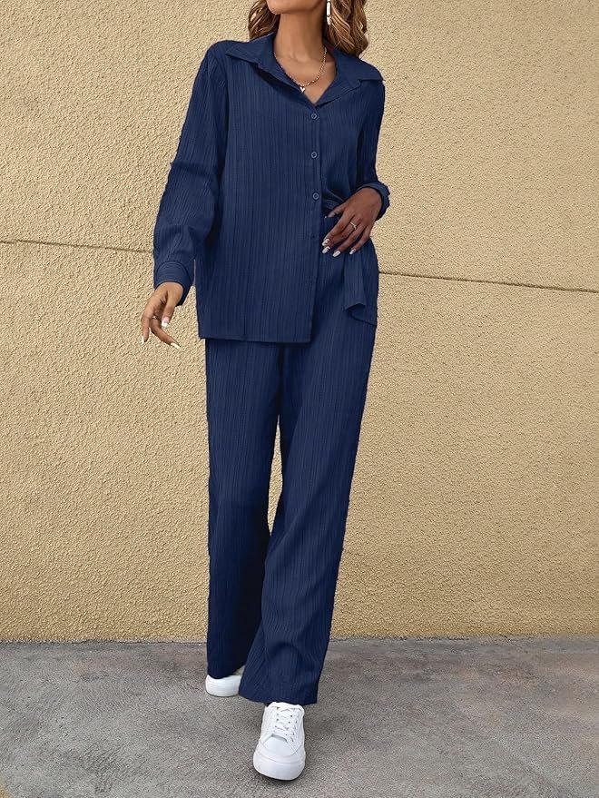 91PtWupf3L._SY879_.jpg Cotton Co-Ord Set For Women For Summer| Casual Style Co-Ord Set For Women - Image 1